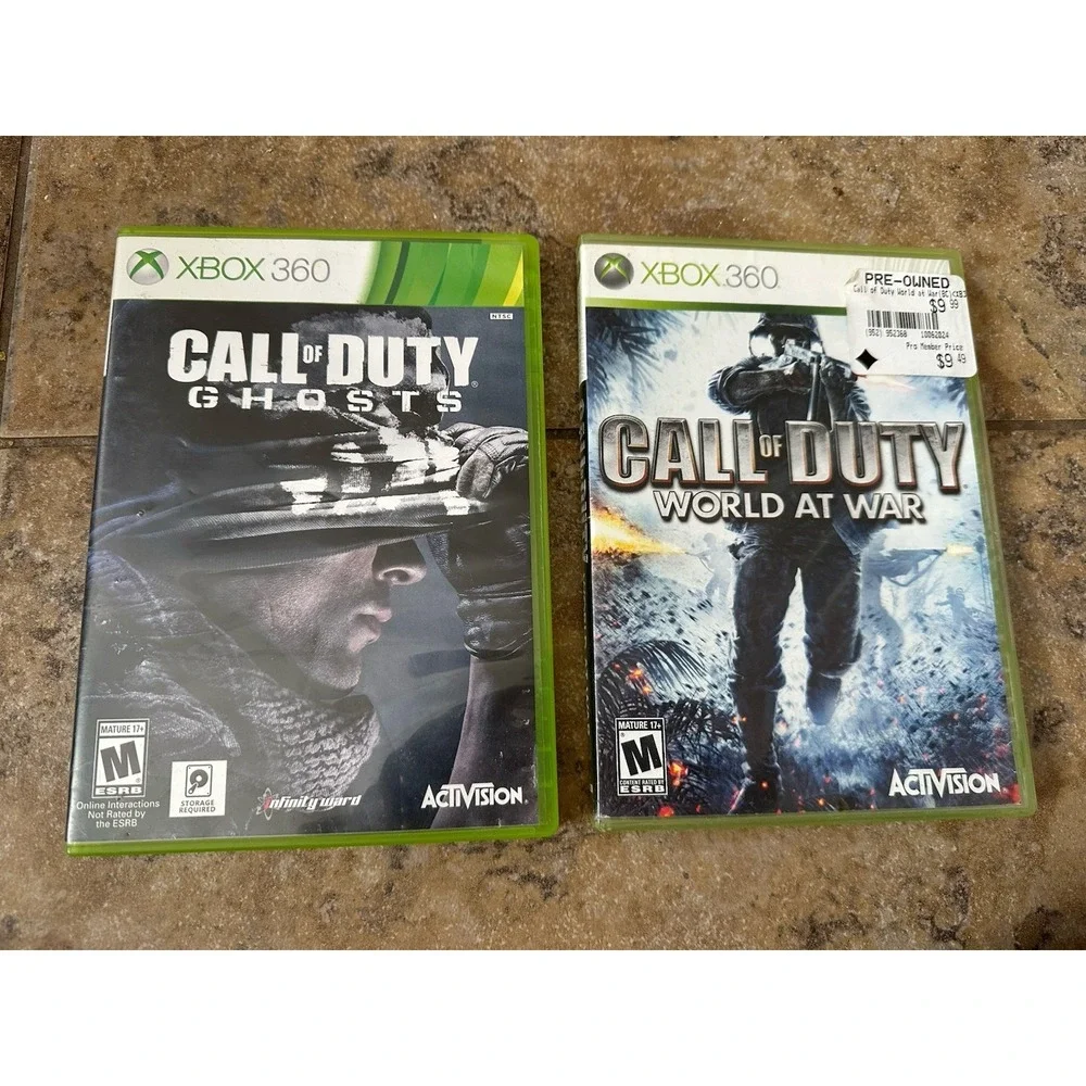 Call of Duty: Ghosts Xbox 360, Call Of Duty World At War 2, Lots